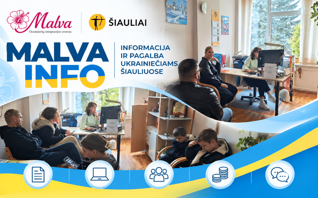 MALVA INFO – informacija ir praktinė pagalba ukrainiečiams Šiauliuose!