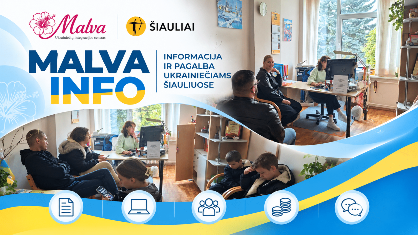 MALVA INFO – informacija ir praktinė pagalba ukrainiečiams Šiauliuose!